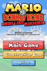 Mario vs. Donkey Kong: Mini-Land Mayhem Title Screen